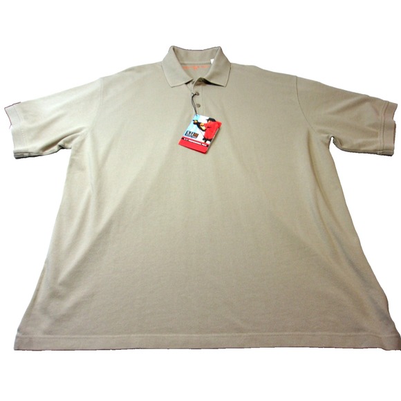 5.11 Tactical Other - 5.11 Tactical Professional Silver Tan Polo Shirt Men's Size 2XL Outdoors Hunting